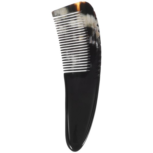 Peigne corne naturelle noir - peigne,