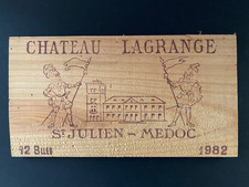 Ancienne estampe caisse vin