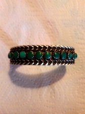 bracelet argent massif  Serti