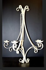 -LUSTRE ANCIEN FER FORGE PEINT