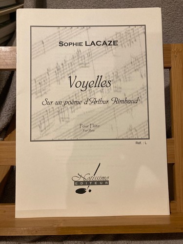 Sophie lacaze voyelles poème - sophie,