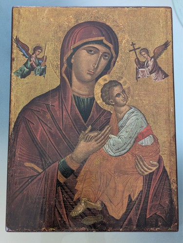 Ancien tableau religieux - ancien,