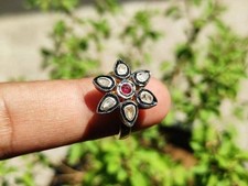 Bague Cocktail Ancienne Rubis