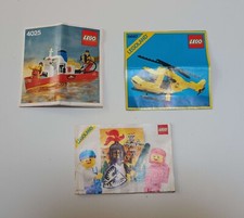 Lot de 2 notices 6697 plus 4025 et catalogue Lego vintage 1985