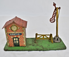 GARE EN TOLE LITHO MODELISME FERROVIAIRE MADE IN FRANCE ECH HO