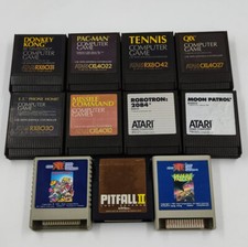 11 jeux cartouches Atari 800XL