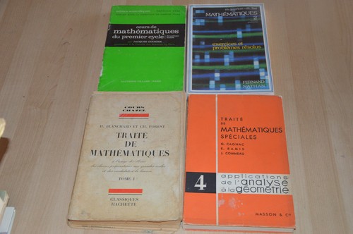 Lot livres scolaires anciens - lot,