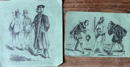 Dessins anciens caricatures - dessins,