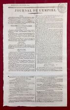Ojos Negros 1809 Saragosa Badajos Mequinenza Guerre d’Espagne Journal de Empire