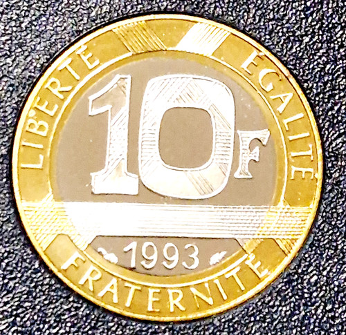 Très rare francs 1993 - très,