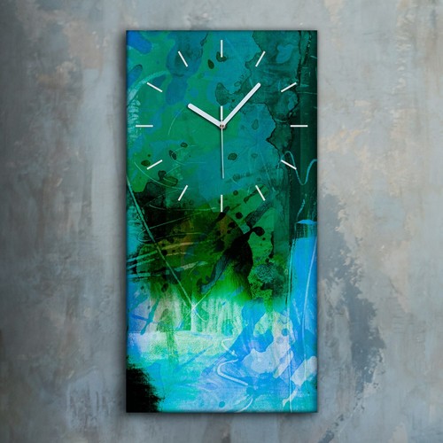 Horloge murale sur toile - , 30x60
