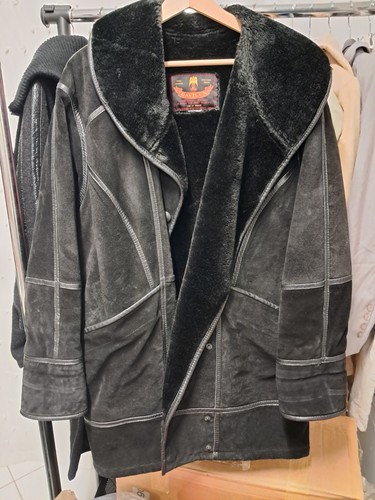 Manteau veste cuir - manteau, en