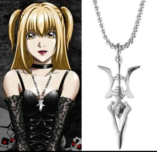 Death note necklace pendant - note,