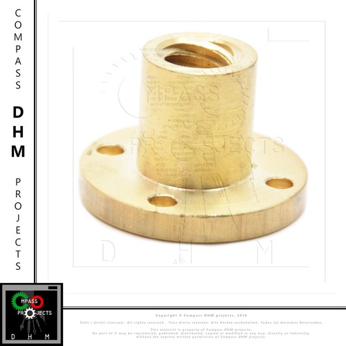 Vis trapezoïdale ø12 pas - trapezoïdale,