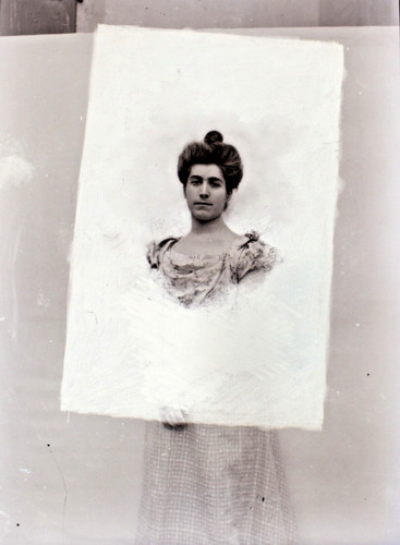 Plaque verre photo ancienne