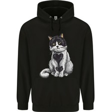 J'Aime Les Chats Mignon Pull À Capuche Pour Hommes 80% Coton