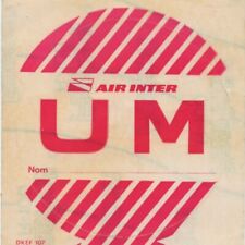 FRANCE -- AIR INTER -- Aviation -- Autocollant