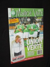 Magazine MAILLOT VERT N° 40 2002 ASSE ST-ETIENNE JANOT + FICHES + AIME JACQUET