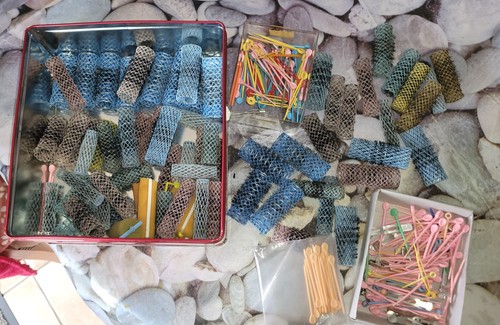 Lot anciens bigoudis gros - bigoudis,