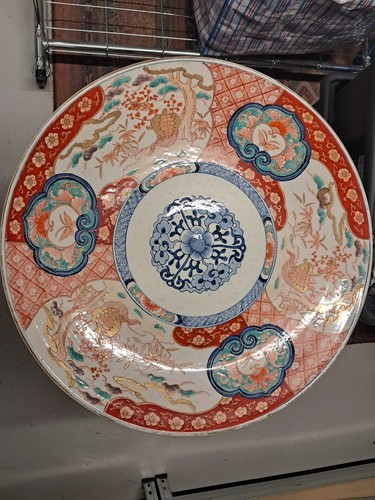 Grand plat imari japon - japon, 19eme