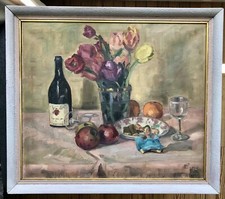 Henri Hoppe, Nature Morte À La Poupée, HST, 69,5 X 59,5 cm
