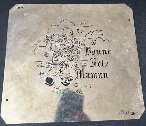 Pochoir matfer bonne - matfer, fête