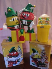 DISTRIBUTEUR LUTINS M&M'S + 1 BOULE DE NOËL +2 BOITES