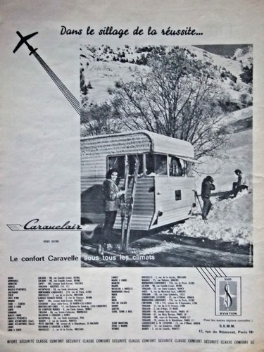 Publicité 1964 caravelair - publicitÉ,