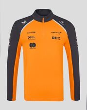 Mclaren F1 2025 Officiel Équipe 1/4 Quart Fermeture Éclair Capuche Papaye