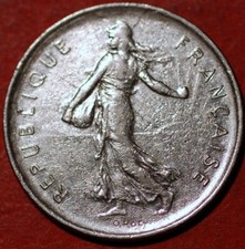 France 5 Francs 1972 KM#