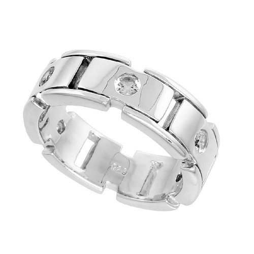 Homme argent sterling bague - argent,