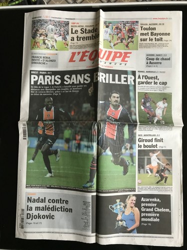 Equipe journal 01 2012 - l'equipe, 29/01/2012