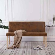 Banc avec Accoudoir Marron