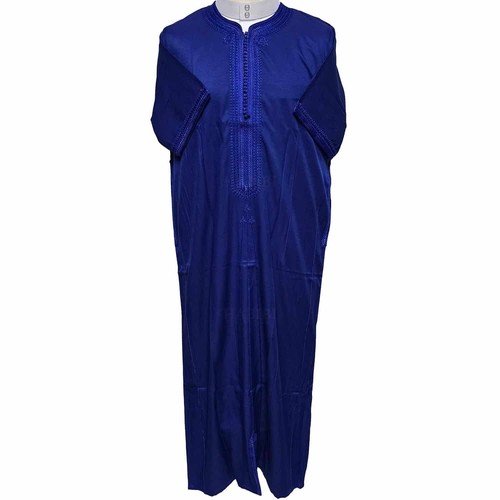 Djellaba col royal - v,