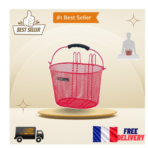 Panier vélo rouge - de, pour
