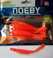 Noeby pêche leurre souple odorant Worm 10cm 3,5g couleur 207