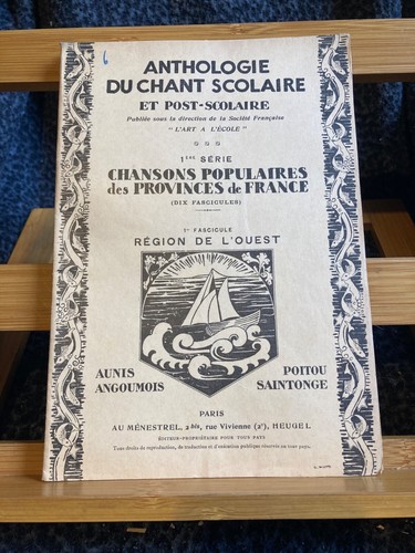 Anthologie chant scolaire - chant,