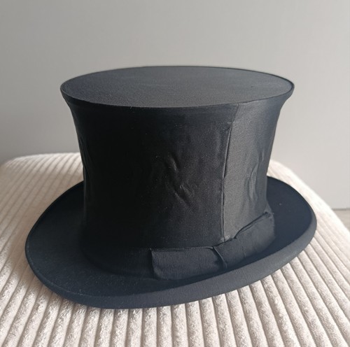 Chapeau gibus ancien pliant - ancien, en