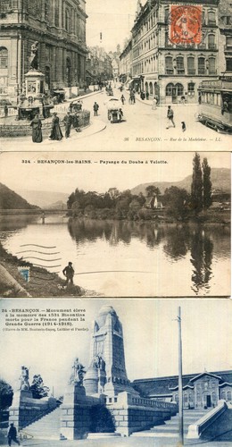 Besancon lot cartes - de, 3
