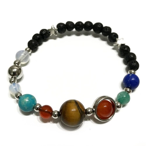 Bracelet pierre lave - pierre,