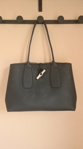 Sac cabas longchamp cuir - sac,