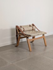 Fauteuil danois en toile et