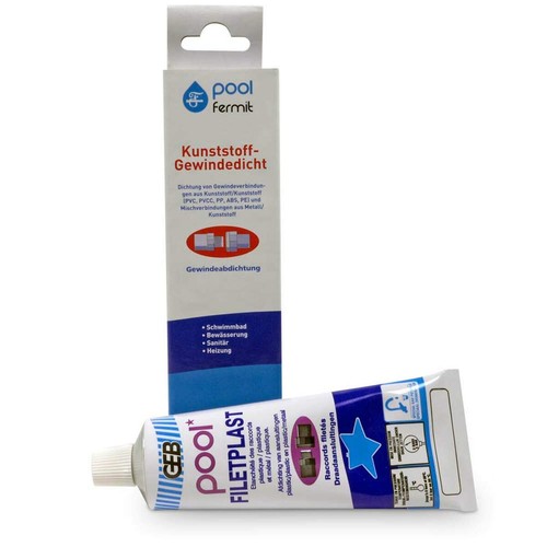 Tube fileté plastique de - fileté, en