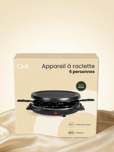 Appareil raclette 6 - appareil,
