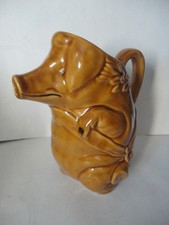 Pichet cruche barbotine - , en