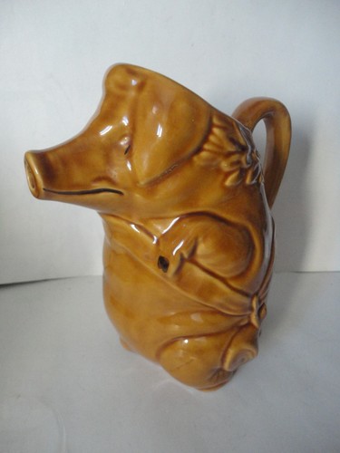 Pichet cruche barbotine - , en