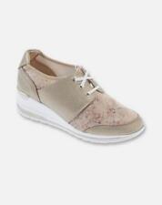 StilediVita Chaussure Plantaire Amovible en Cuir Et Matériel Élastique C / Cale