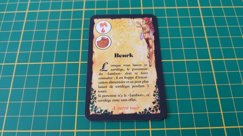 Carte sortilège beurk niveau - carte,