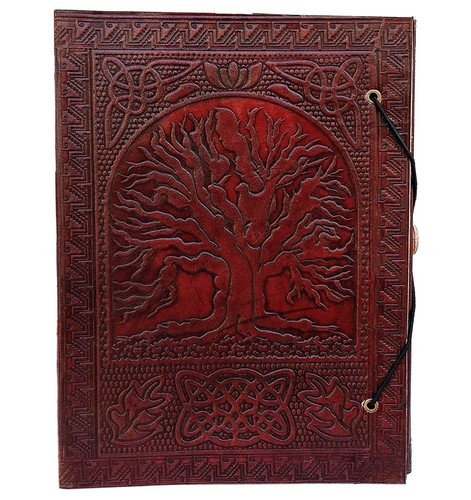 Cuir Lié Journal- Arbre de
