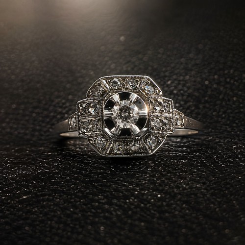 Superbe bague art déco - superbe,